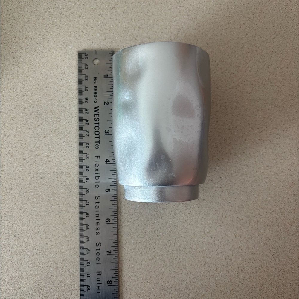 Silver Kassatex Toothbrush Holder